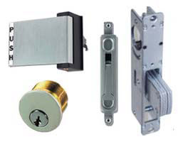 Store front door hardware, locksmith, install, lockouts